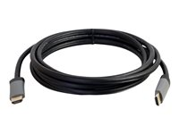 C2G 1m (3ft) HDMI Cable with Ethernet - High Speed CL2 In-Wall Rated - M/M - Câble HDMI avec Ethernet - HDMI mâle pour HDMI mâle - 1 m - blindé - noir 42520